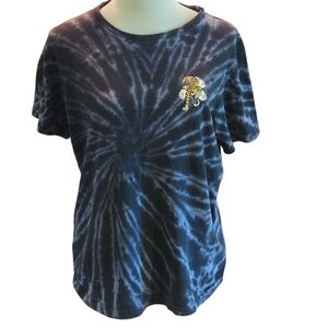 Eighty Eight Tiger Embroidered Tie Dye Tee – Tag 18/20, Fits Smaller (36" Chest)